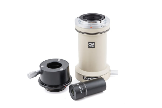 Olympus Photomicro Adapter L + NFK 3.3x LD Photo Microscope Eyepiece + PM-ADF Eyepiece Adapter
