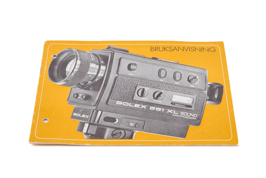 Bolex 551 XL Sound Instructions
