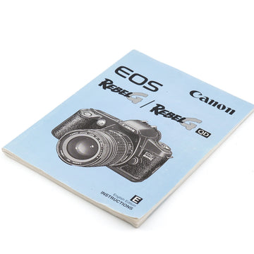 Canon EOS Rebel G / Rebel G QD Instructions