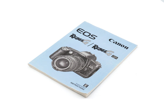 Canon EOS Rebel G / Rebel G QD Instructions