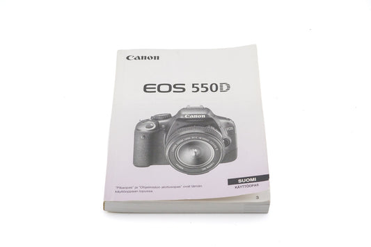 Canon EOS 550D Instructions