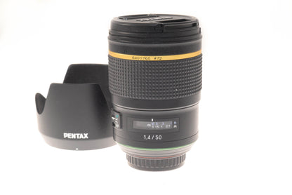 Pentax 50mm f1.4 SDM AW HD Pentax-D FA*