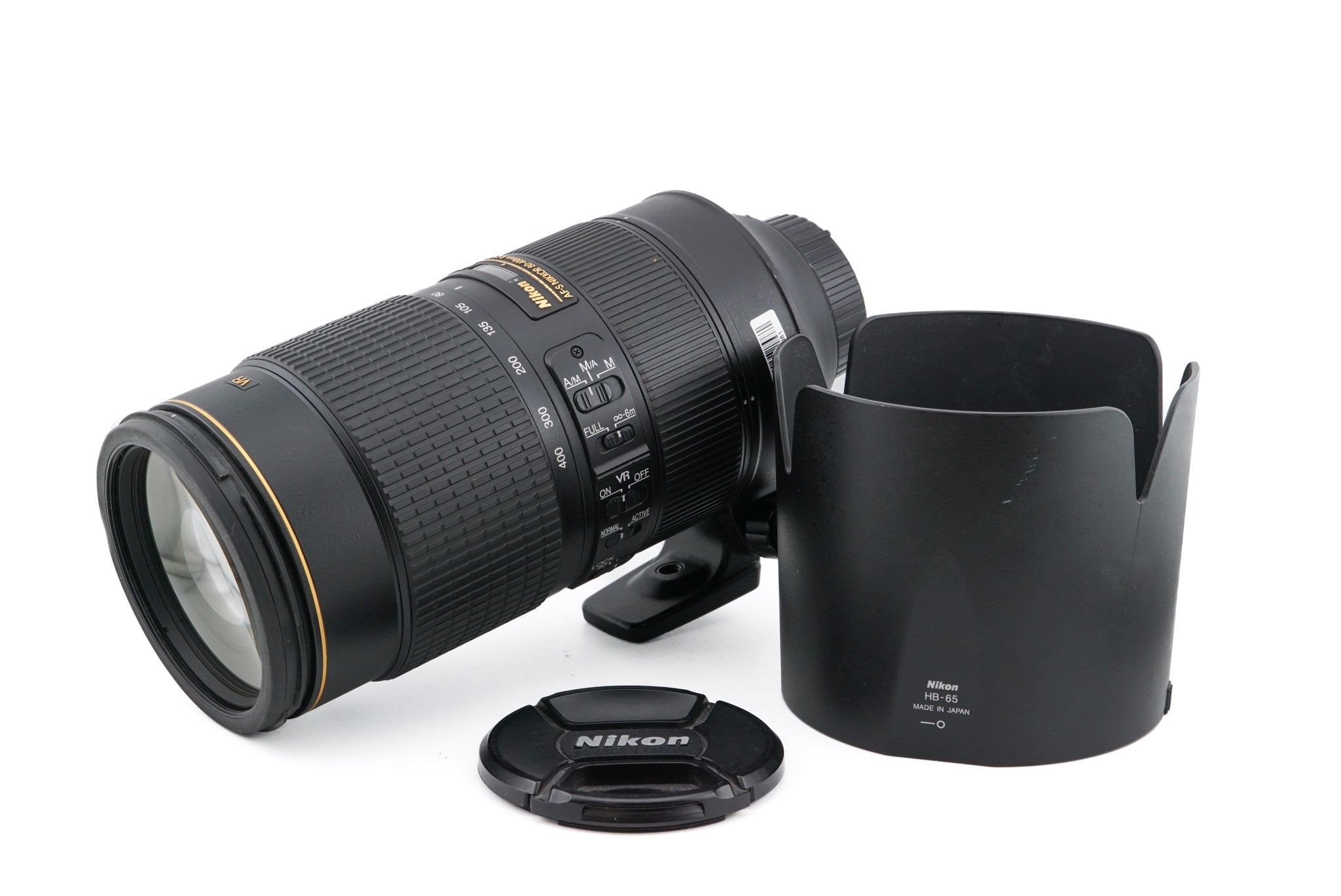 Nikon 80-400mm f4.5-5.6 G ED VR SWM Super IF N AF-S Nikkor