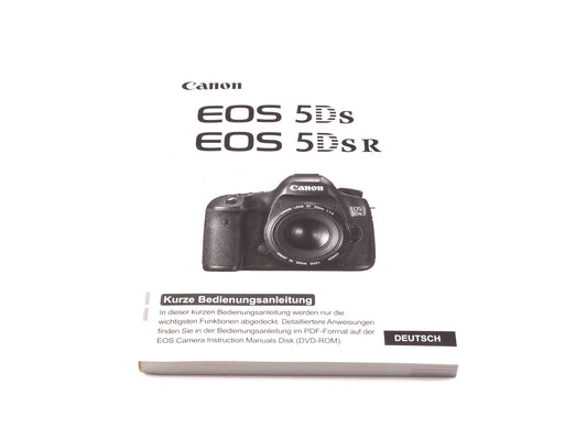 Canon 5Ds Instructions