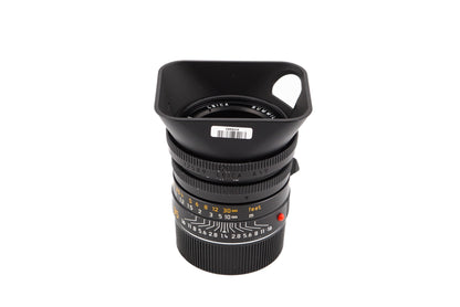 Leica 35mm f1.4 Summilux-M ASPH. (11663) + A49 Lens Hood 12589
