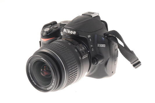 Nikon D3000 + 18-55mm f3.5-5.6 AF-S Nikkor G ED II