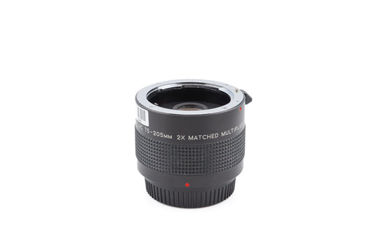 Vivitar 75-205mm 2X  Matched Multiplier