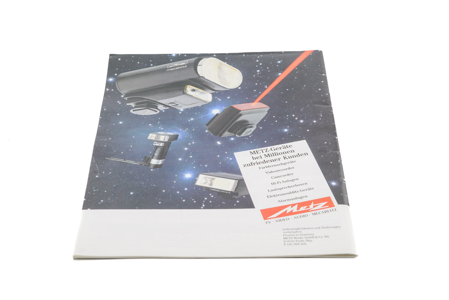 Metz Mecablitz Brochure