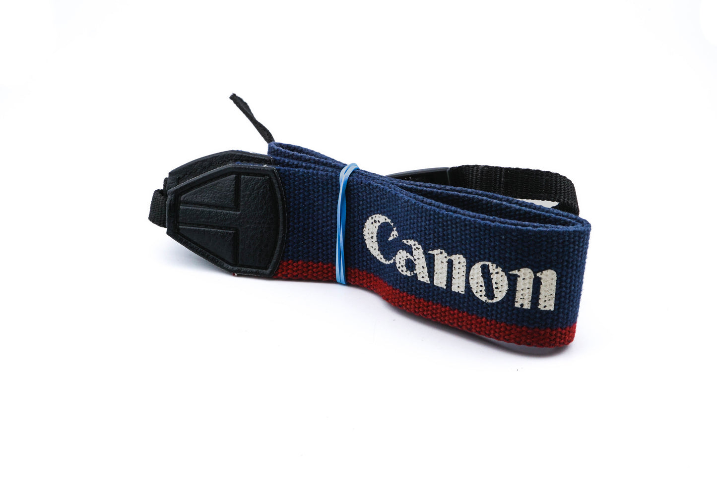 Canon Blue & Red Fabric EOS Strap