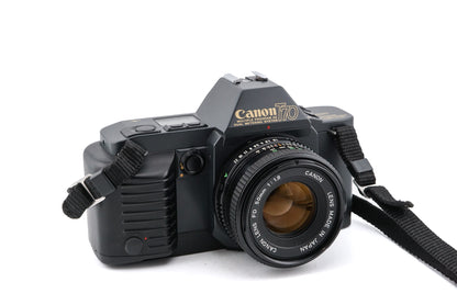 Canon T70 + 50mm f1.8 FDn