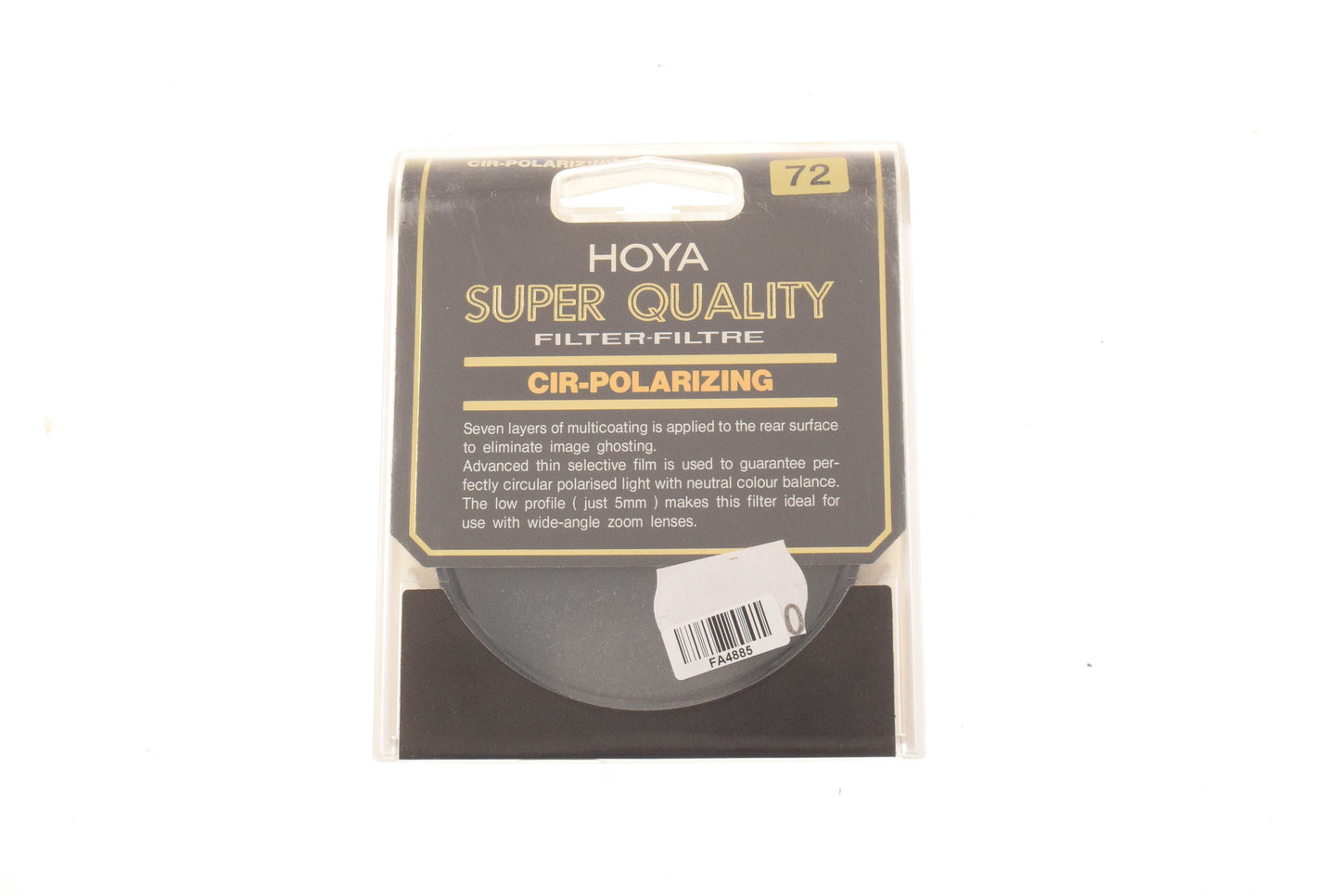 Hoya 72mm Circular Polarizing Filter Super PL-CIR - Accessory