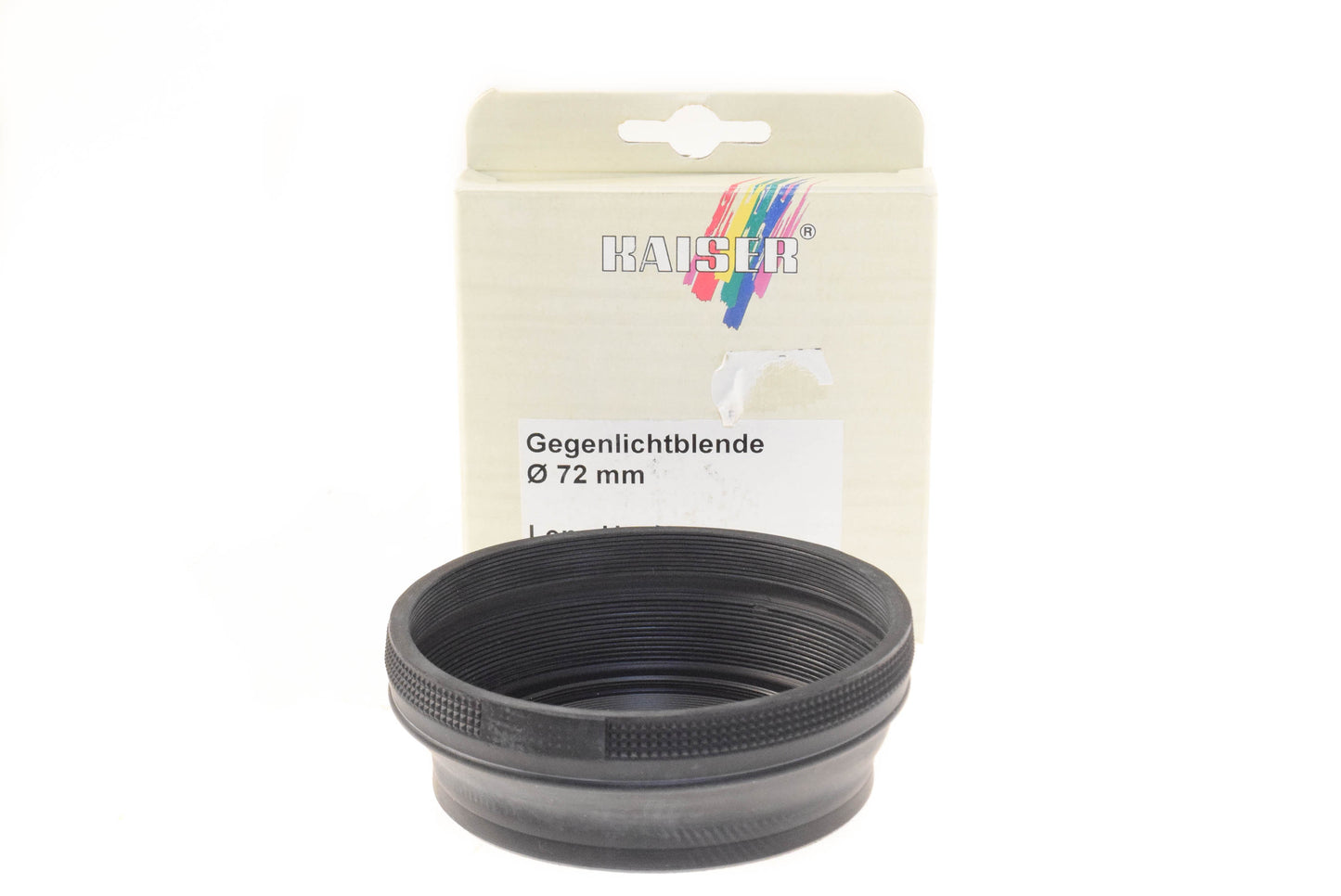 Kaiser 72mm Rubber Lens Hood - Accessory