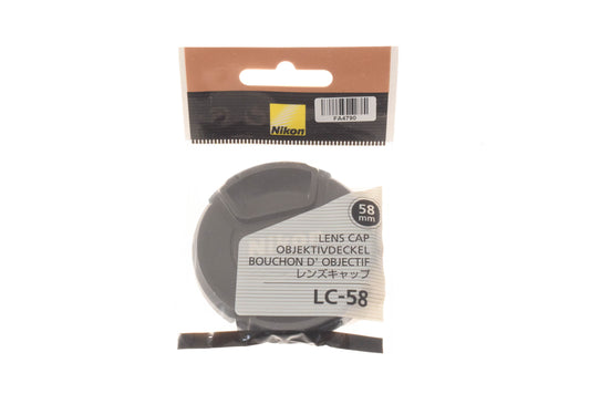 Nikon 58mm Lens Cap LC-58 - Accessory