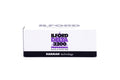 Ilford Delta 3200 Professional black and white film package on a white background. 120mm film for medium format cameras.