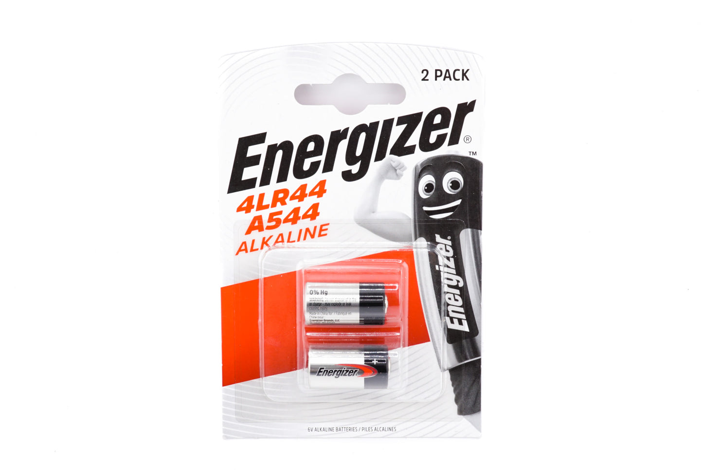 Energizer 1x2 4LR44 / A544 6V Alkaline Battery