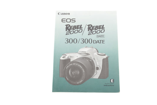 Canon EOS Rebel 2000/300(Date) Instructions