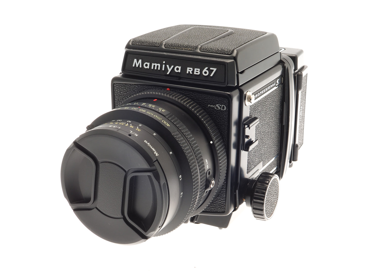 Mamiya RB67 Pro SD + 120 Pro-SD 6x7 Film Back + 127mm f3.5 L K/L + Wai