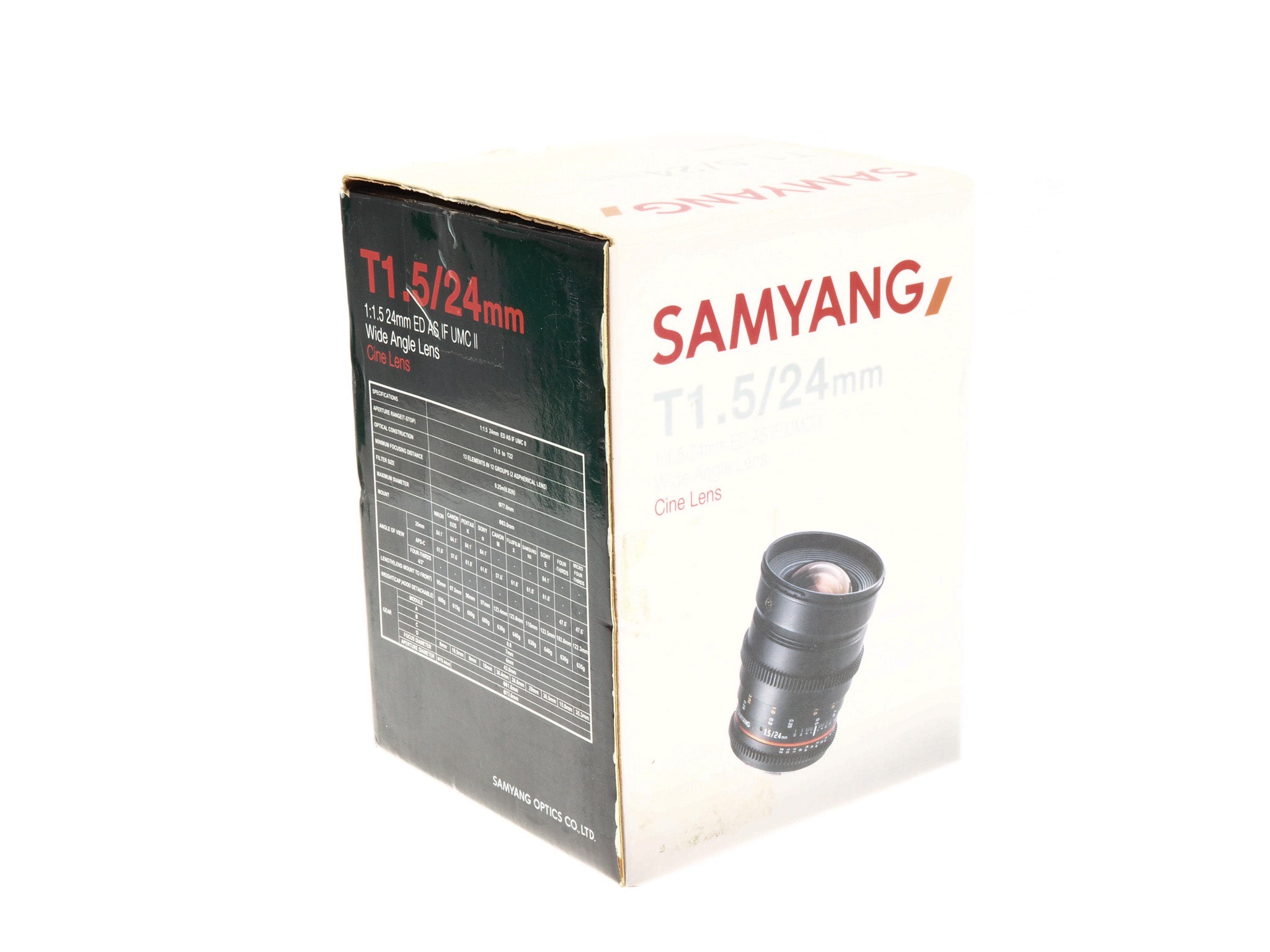 Samyang 24mm T1.5 ED AS IF UMC II