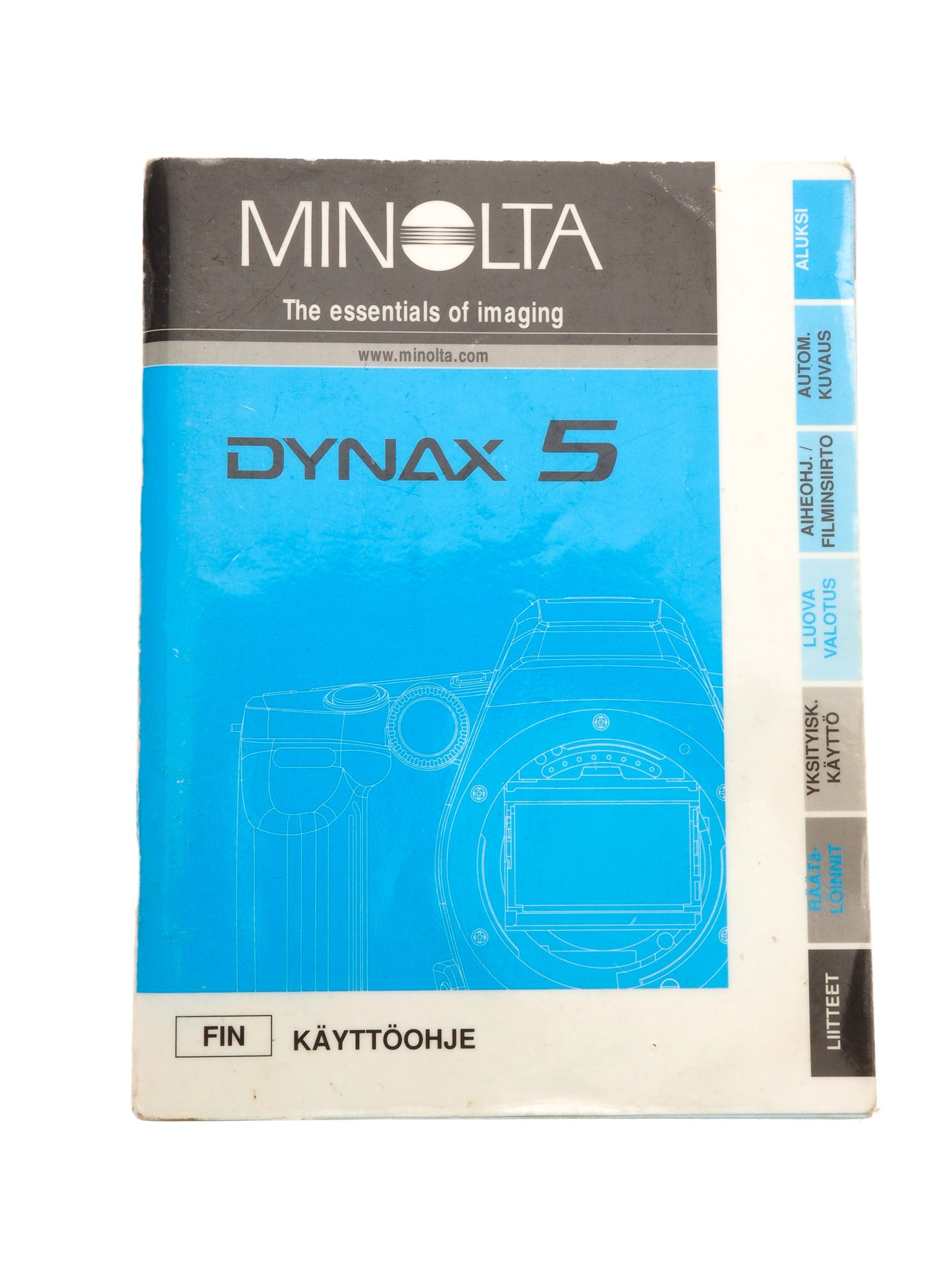Minolta Dynax 5 Instructions