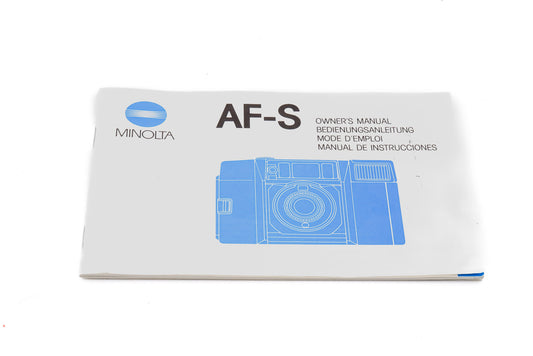 Minolta AF-S Owner's Manual - Accessory