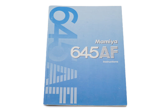 Mamiya 645AF Instructions - Accessory