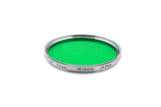 Nikon 52mm Deep Green Filter X1 - Accessory