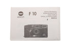 Minolta F10 Instruction Manual