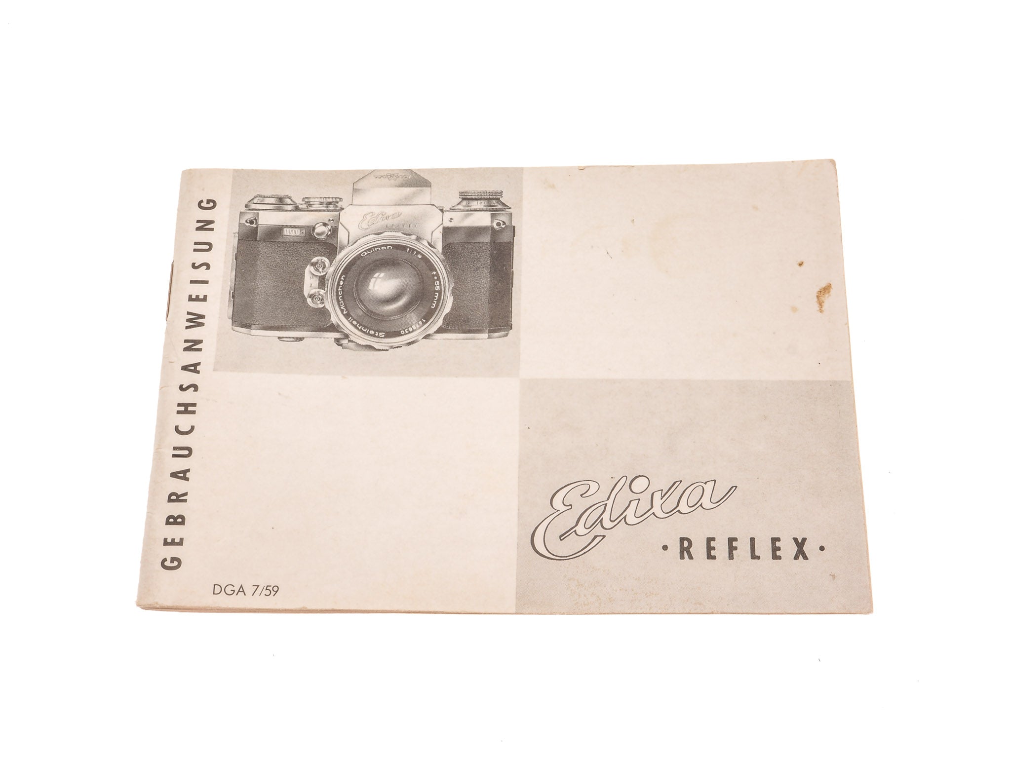 Edixa Reflex Instructions - Accessory