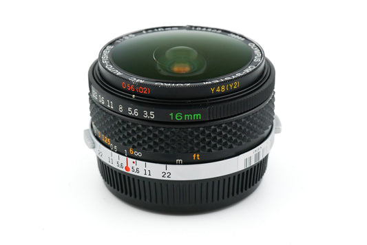 Olympus 16mm f3.5 Zuiko MC Auto-Fisheye - Lens
