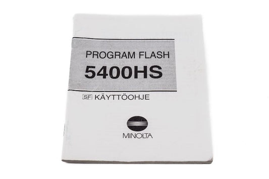 Minolta Program 5400HS Instructions - Accessory