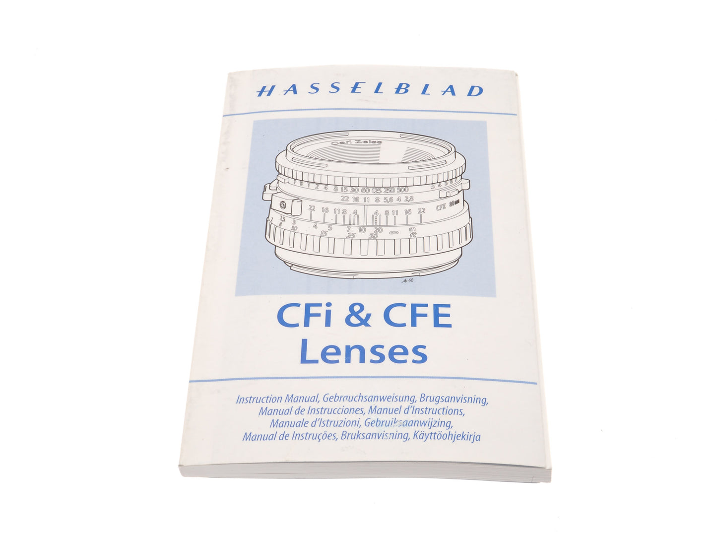 Hasselblad CFi & CFE Lens Instructions - Accessory