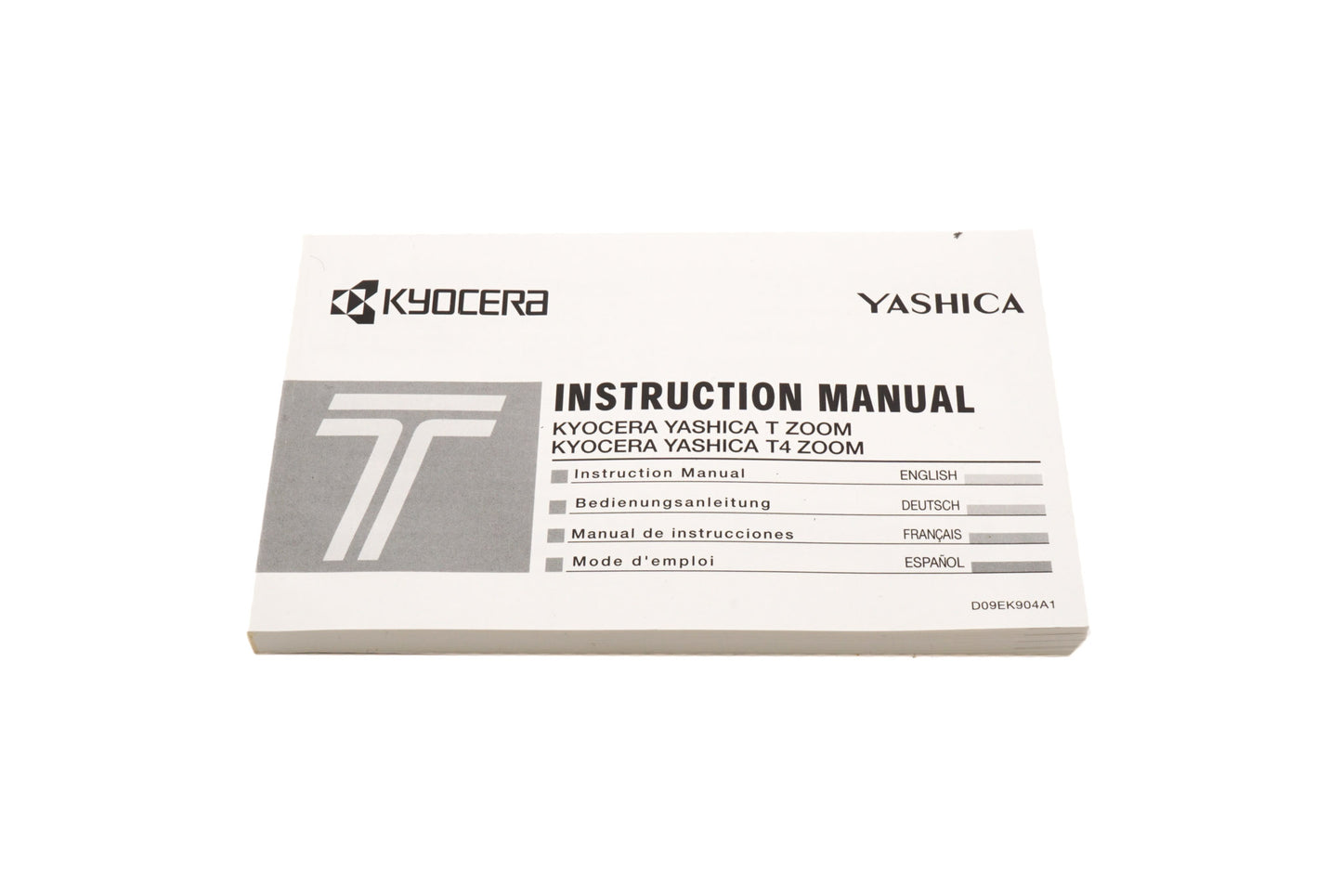 Yashica T / T4 Zoom Instructions