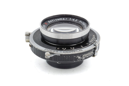 Plaubel 150mm f4.2 Anticomar (Shutter) - Lens