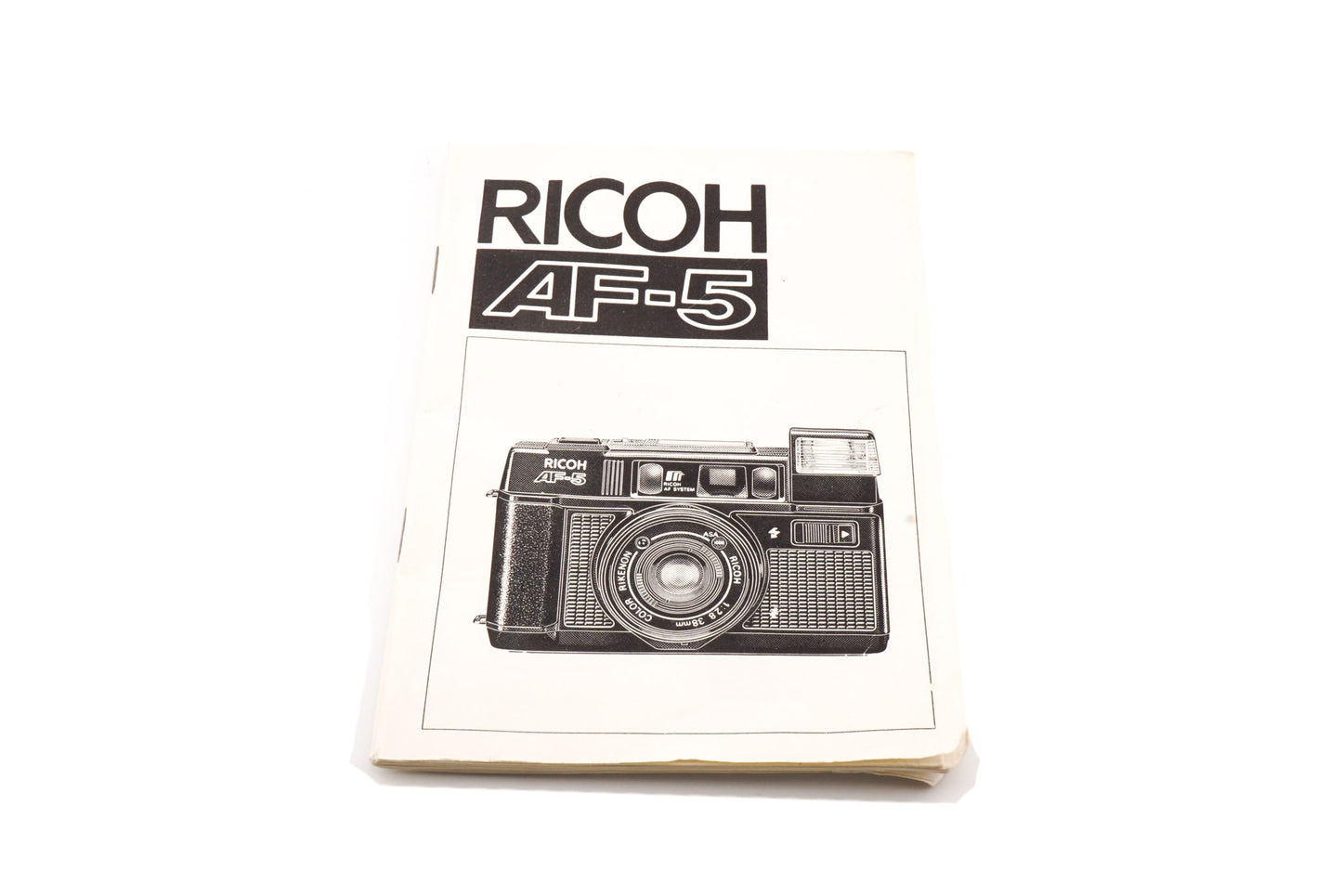 Ricoh AF-5 Instructions