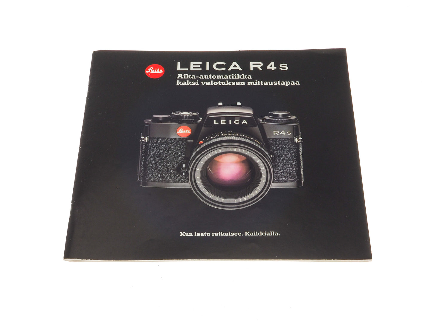 Leica R4s Factory Brochure