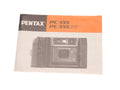 Pentax PC-555 Instructions - Accessory