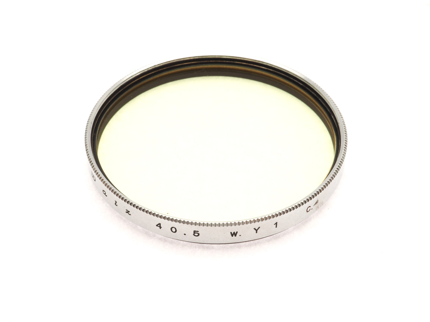 Walz 40.5mm W.Y1 C. Yellow Filter - Accessory