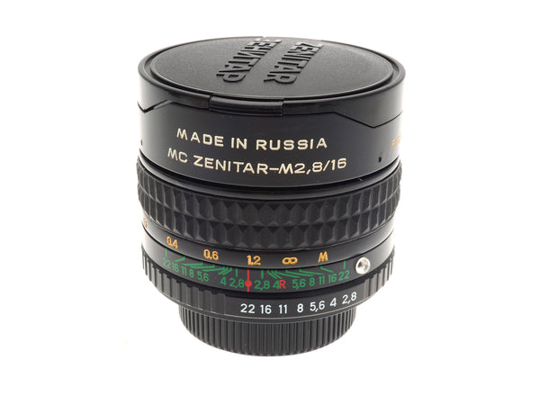 Zenit 16mm f2.8 MC Zenitar-M Fish-Eye - Lens – Kamerastore