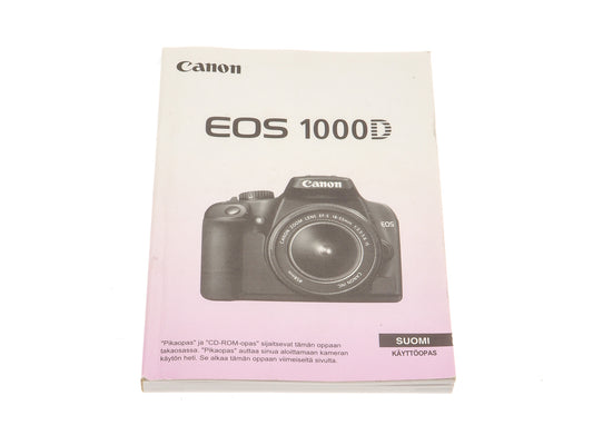 Canon 1000D Instructions - Accessory