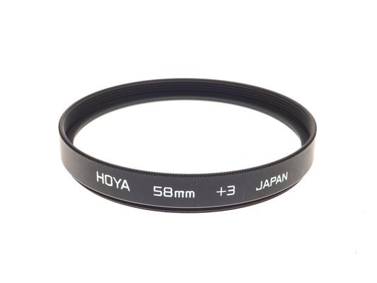 Hoya 58mm Close Up Filter +3 - Accessory