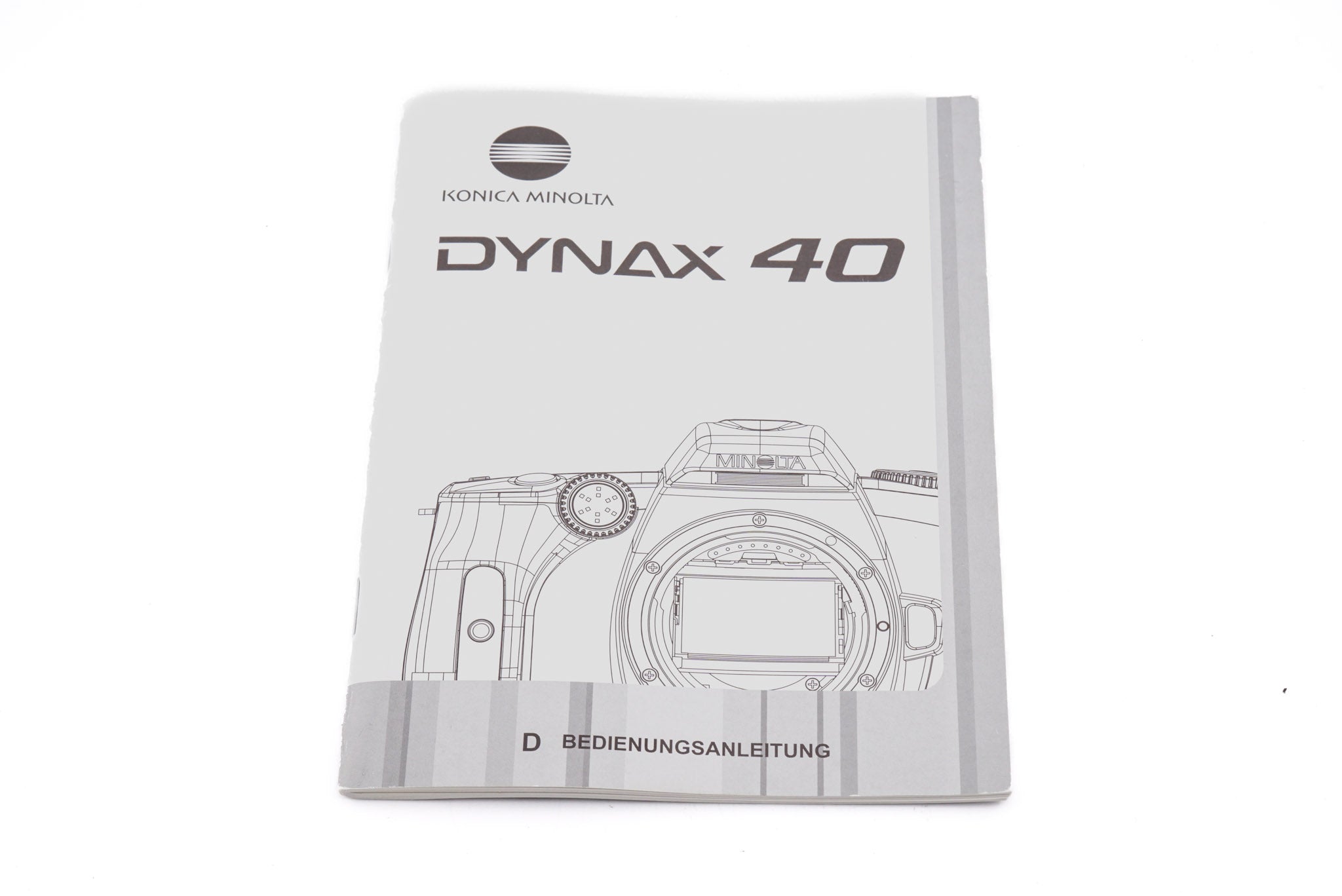 Konica Minolta Dynax 40 Instructions - Accessory