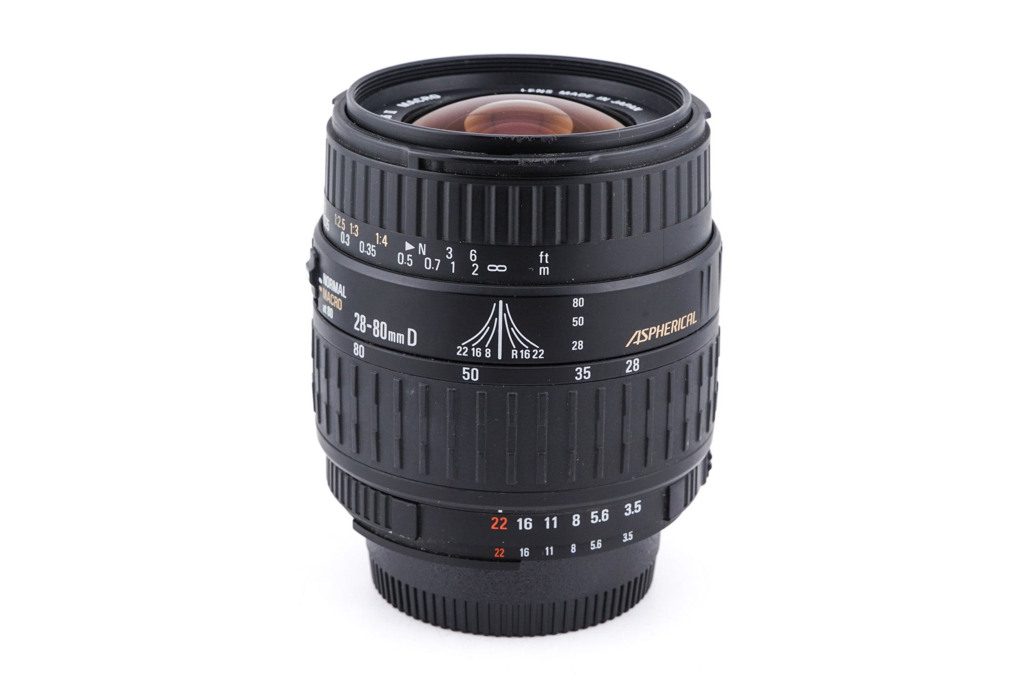 Sigma 28-80mm f3.5-5.6 II Zoom Macro Aspherical - Lens