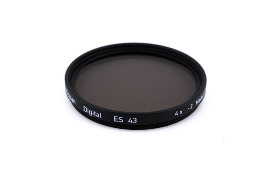 Heliopan 43mm Neutral Density Filter ND 4x Digital - Accessory