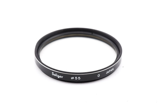 Soligor 55mm Clear Filter 0 - Accessory