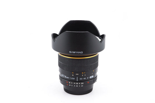 Samyang 14mm f2.8 AE ED AS IF UMC - Lens