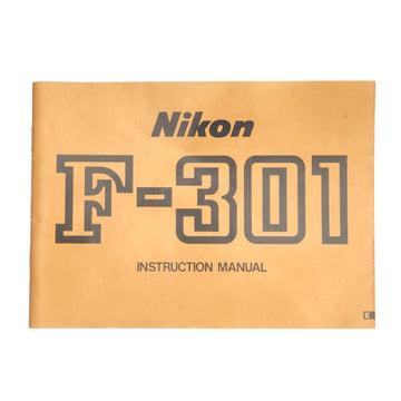 Nikon F-301 Instruction Manual