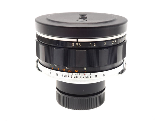 Canon 50mm f0.95 TV Lens - Lens