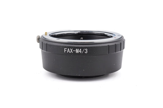 Generic Fujica X - Micro Four Thirds (FAX - M4/3) Adapter - Lens Adapter