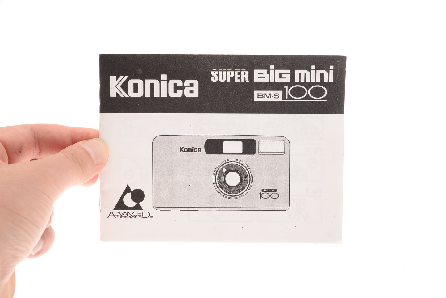 Konica Super Big Mini BM-S 100 Instruction Manual