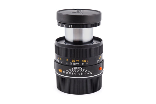 Leica 90mm f4 Macro-Elmar-M (Type I) (Black, 11633) - Lens